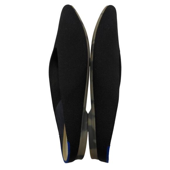 Rothy's The Almond Demi Black Pointed Flats Mules Size 8.5 - Picture 7 of 13